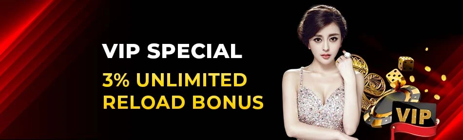 VIP 3% bonus